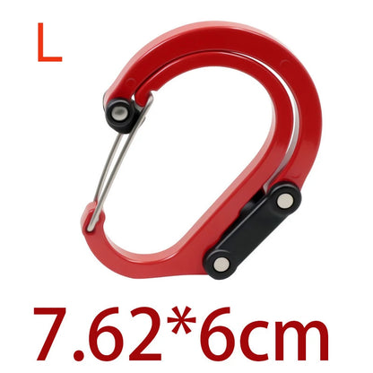 Camping Hybrid Gear Clip - Multifunctional Hybrid Gear Clip,360 Degree Swivel Hook,Strong Buckle,Camping Hiking Backpack Outdoor