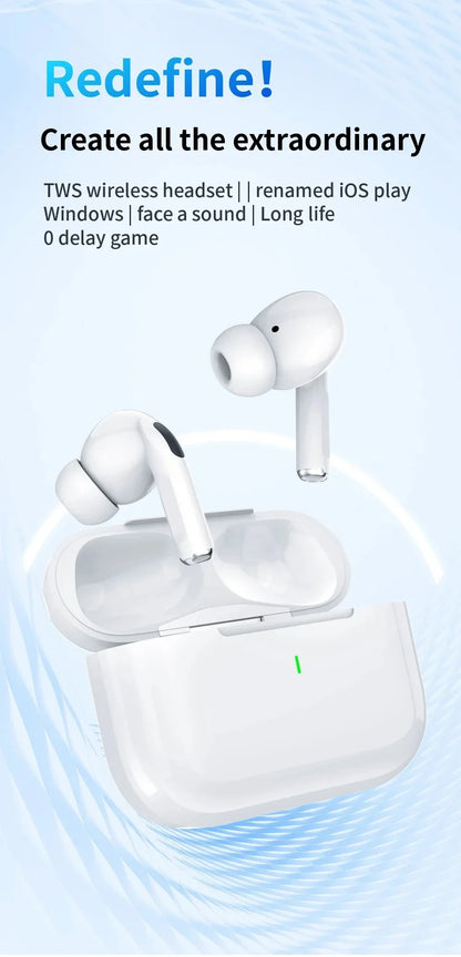 Hot sales Air Pro True Wireless Bluetooth Earphones Headphones HiFi Sound Low Latency Noise Reduction Earbuds for IPhone Android