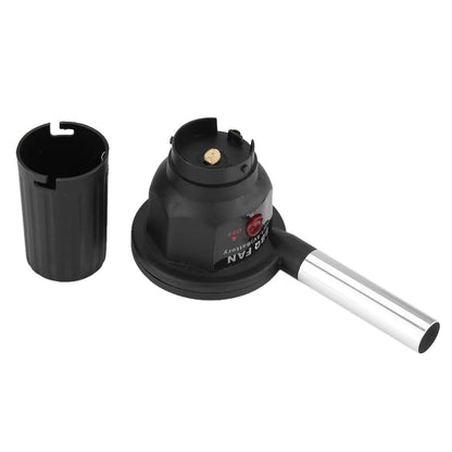 BBQ Blower Portable Battery Powered BBQ Fan Air Blower for Outdoor Camping Picnic Charcoal Grill Barbecue Grill Fan Grill Blower