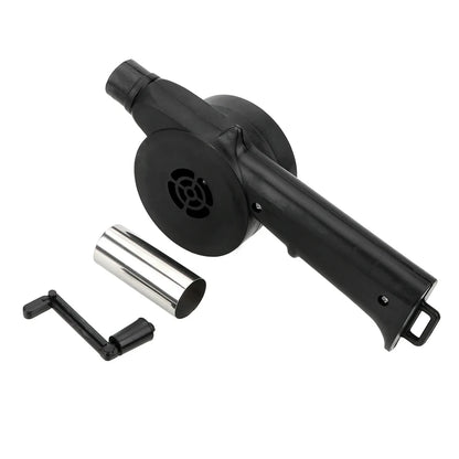 Portable Barbecue Fan BBQ Tools Fire Bellows Tools BBQ Accessories Hand-cranked Air Blower Picnic Camping Accessories