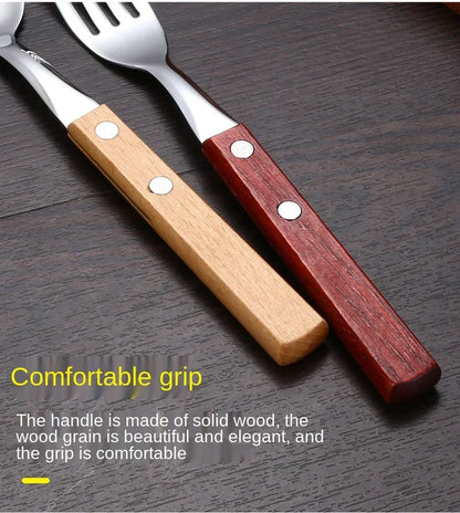 Kitchen Tableware Stainless Steel Luxury Western Dinner Set Gold Silver Cutlery Fork Spoon Knife