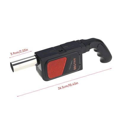 Handheld Electric BBQ Fan Air Blower Portable for Outdoor Camping Barbecue Picnic BBQ Cooking Tool Bakery Grill Accessories