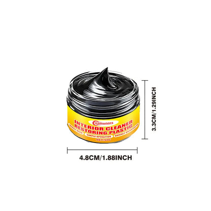 Multi-purpose car repair kit: plastic parts refurbishment, interior gloss wax, tire protector