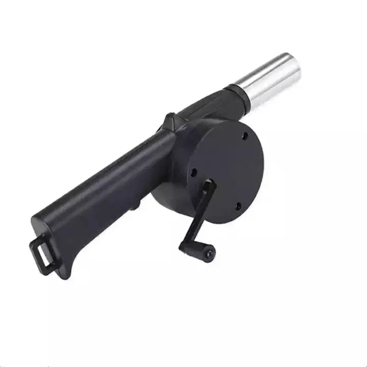 Manual BBQ Blower – Portable Charcoal Air Pump Tool for Outdoor Grilling, Barbecue, Campfire Cooking & Handheld Fire Starting