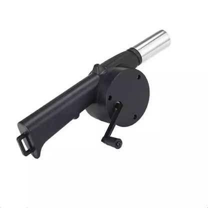 Manual BBQ Blower – Portable Charcoal Air Pump Tool for Outdoor Grilling, Barbecue, Campfire Cooking & Handheld Fire Starting