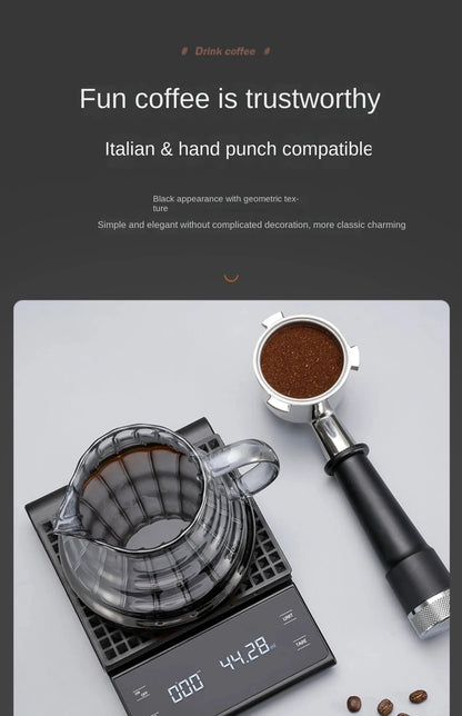 Electronic scales household small weighing 3kg/0.1g multifunctional kitchen scales coffee scales portable high-precision scales