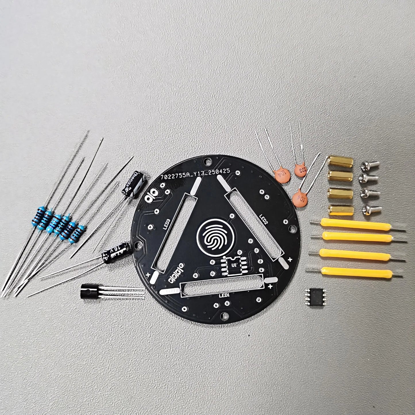 Electronic DIY Engineering Kit Touch Stepless Dimming Kit Electronic Soldering Skills Practice DIY Hobbyist Holiday Gift