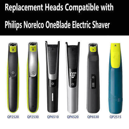 Brangdy Shaver Replacement Blades for One Blade QP2520 QP2620 QP2630 QP2515 QP6510 QP6520 QP6531 Electric Beard Trimmer