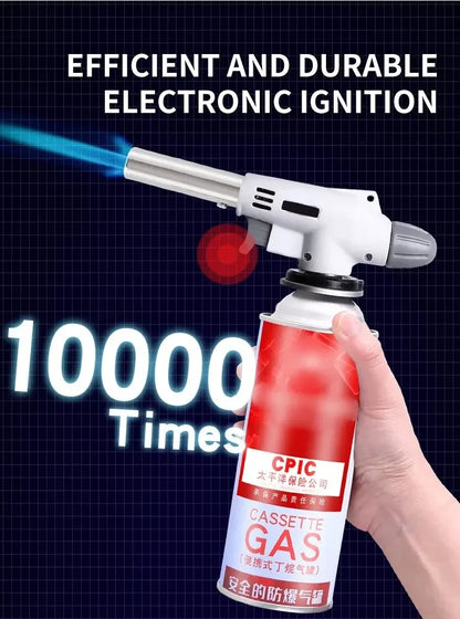 Handy Flame Gun  Welding Gas Burner Flame Gas Torch Flame Gun Blow for BBQ Camping Cooking  camping equipment