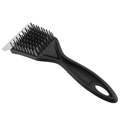 BBQ Cleaning Brushes, Durable Cooking Tool, Steel Wire Bristles, Outdoor Home BBQ Gas Kit Accessories for Barbecue Grill