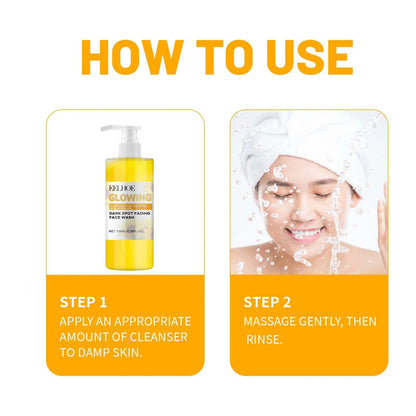 Turmeric Face Skin Care Set Temeric Cream Cleaning Face Wash Oil Control Nourishing Skin Exfolianting Cream Face Purifying Cream