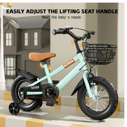 Kids   for Girls Ages 3-7 Years with Training Wheels Basket Kids  kids  14inch girls  toddler bikes