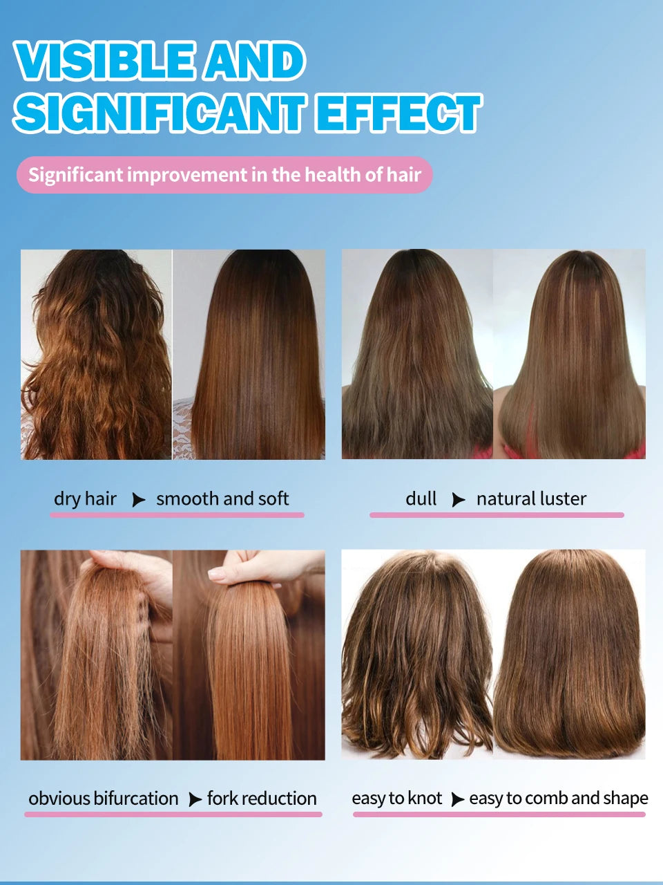 Hair Care Capsules Repairing Keratin Complex Serum Oil Frizzy Hair Moisturizing Hair Oil Smoothing Nourishing Hair Care Essence
