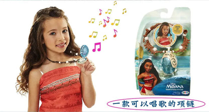 New Moana Cartoon Animation Peripheral Creative Music Necklace Toys Accessories Children's Personalized Holiday Gifts Wholesale