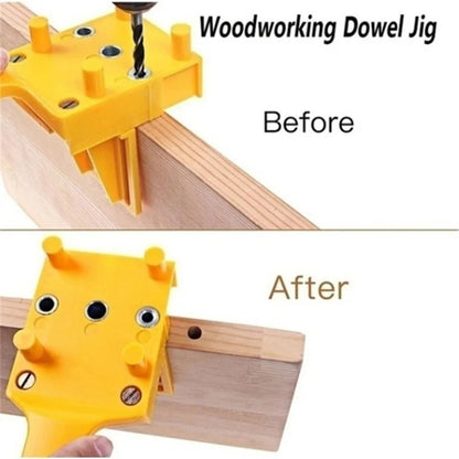 Woodworking Tool Handheld Drill Guide Hole Saw Tools Drill Bits Drilling Locator Straight Hole Locator Carpenter Corner Clamp