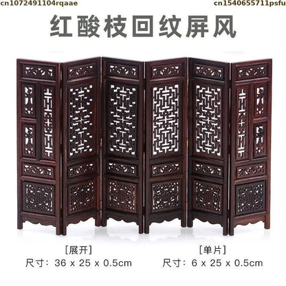Mini Furniture Models Miniature Antique Rosewood Ornaments Chinese Handicrafts Doll Houses Photographed Scene Props