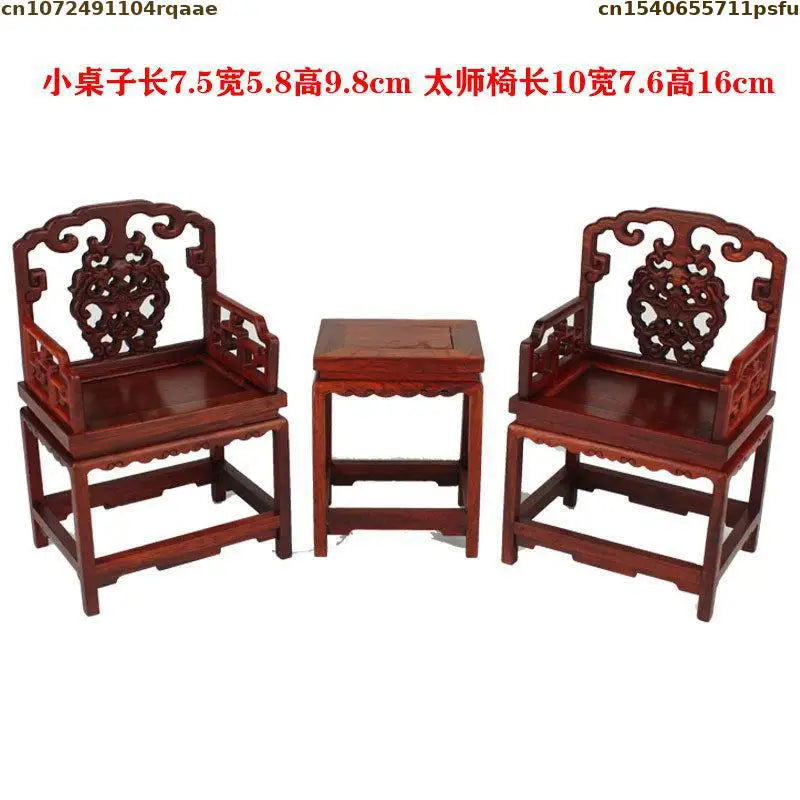 Mini Furniture Models Miniature Antique Rosewood Ornaments Chinese Handicrafts Doll Houses Photographed Scene Props
