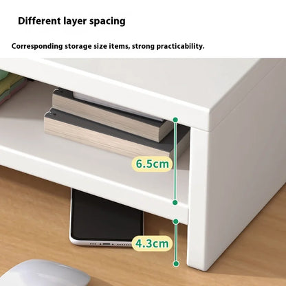 Laptop height stand, desktop monitor, screen stand, base, office desktop storage rack, storage workstation