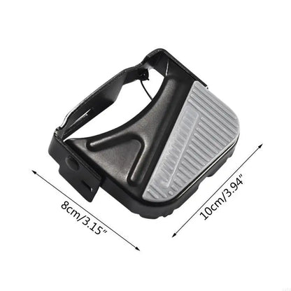 1 Pair of Bike Rear Pedals Folding Bike Pegs Footrest Steel Foot Peg Kids Bikes