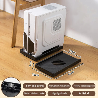 Adjustable Computer Tower Stand PC Stand for Most Desktop Towers  Elevate and Organize Your Computer Tower with Desktop Stand