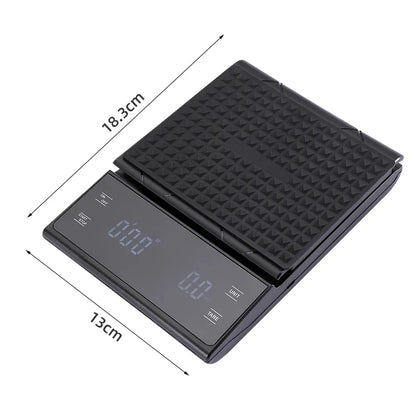 Electronic scales household small weighing 3kg/0.1g multifunctional kitchen scales coffee scales portable high-precision scales