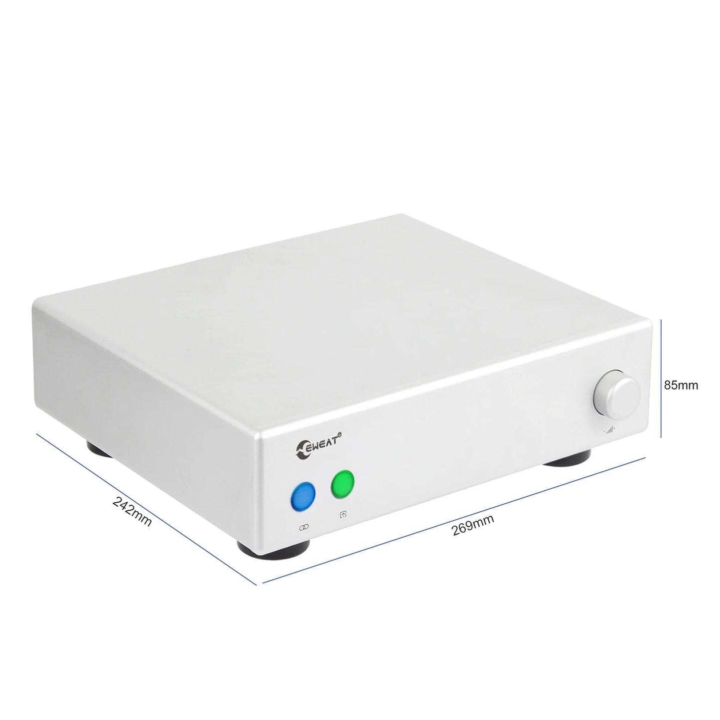 Home Audio Amplifier Inte-lligent Home Theater Stereo Player Wireless Blue-tooths Wall Flat Amplifier