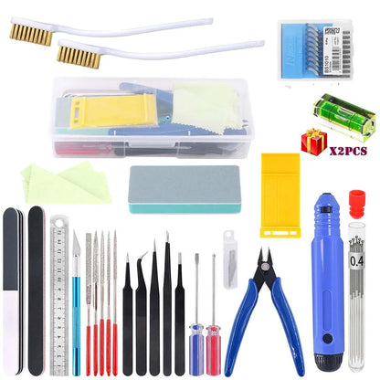 Multiple models 3D Printer Tool Kit Trimming Knife Scraper Cleaning Needle Tweezers Pliers Deburring Kit DIY 3D Printing Tools