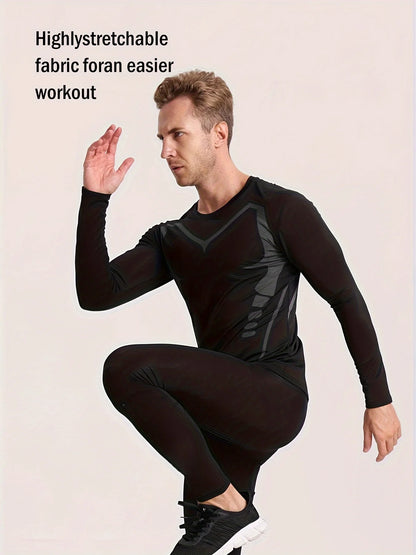 Fitness basketball as the base training, running, elastic, tight-fitting exercises, compression clothes for men。