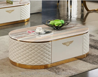 Modern Simple Living Room Furniture Set  MDF Upholsteried with Pu Leather  Tv Cabinets Designs Furniture