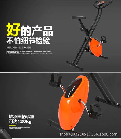 Foldable Exercise Bike Fitness Equipment Indoor Static Bicycles Exercise Bicycle Training Stationary Indoor Cycling Bikes