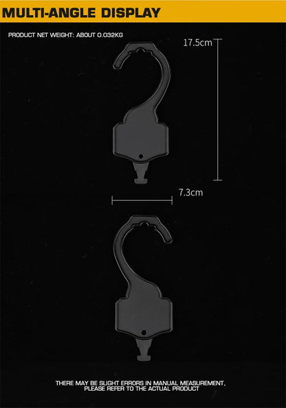 Tactical Hiking Hanging Belt Hook Camping Equipment Multitool Hunting Sports Travel Supplies Shooting Accessories Outdoor Tools