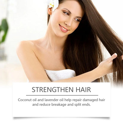 Coconut Hair Care Oil Repair Dry Frizz Damaged Hair Reduce Breakage Split Nourish Hair Oil Prevent Hair Loss Smooth Hair Care