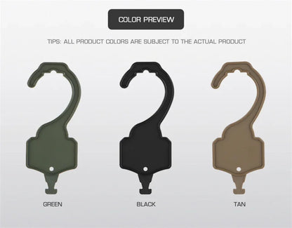 Tactical Hiking Hanging Belt Hook Camping Equipment Multitool Hunting Sports Travel Supplies Shooting Accessories Outdoor Tools