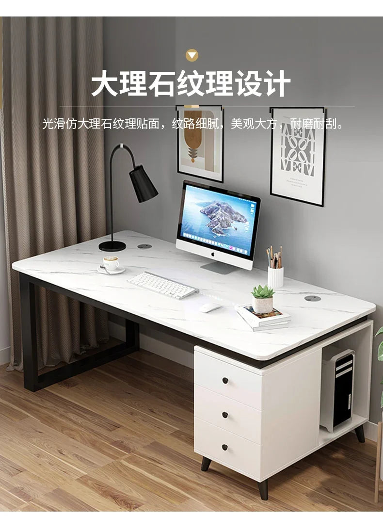 Working Meeting Office Desks Storage Laptop White Keyboard Office Desks Mobile Conference Scrivanie Per Computer Room Furnitures