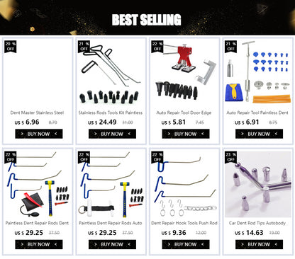 Tools Bag black Tools Packaging Hand Bag Paintless Dent Repair Tools Toolkit Hand Tool Set Ferramentas