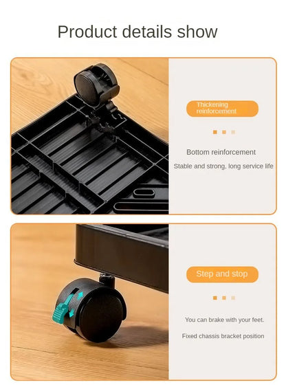 Adjustable Computer Tower Stand PC Stand for Most Desktop Towers  Elevate and Organize Your Computer Tower with Desktop Stand